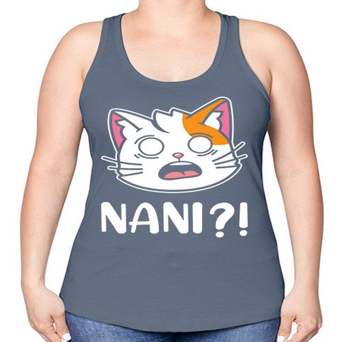 nani271# - anime -Racerback Tank