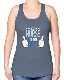 nurse 1144# - nurse -Racerback Tank