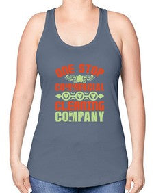 one stop commercial cleaning company Style 333# - cleaner -Racerback Tank