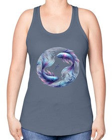 pisces 362# - pisces -Racerback Tank