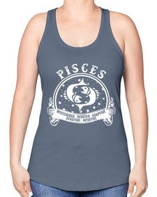 pisces 48# - pisces -Racerback Tank