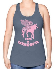quotes of unicorns i am a unicorn i am a unicorn 349# - unicorn -Racerback Tank