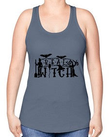 real witch 29# - witch -Racerback Tank