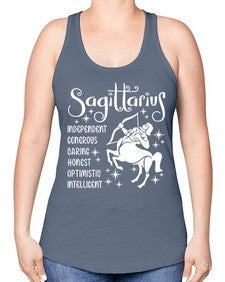 sagittarius 401# - sagittarius -Racerback Tank