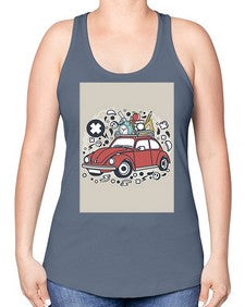 school tour 800# - general school -Racerback Tank