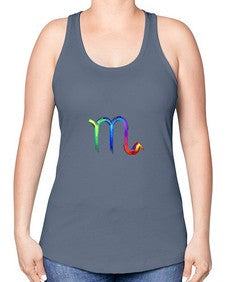 scorpio n 464# - scorpio -Racerback Tank