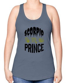 scorpio prince 445# - scorpio -Racerback Tank
