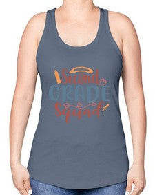 second grade squad 831# - second grade -Racerback Tank