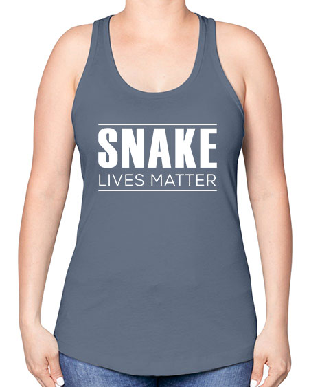 snake lives matter - snake -Racerback Tank