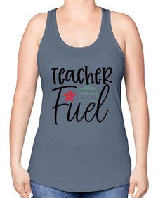 teacher fuel Style 374# - teacher -Racerback Tank