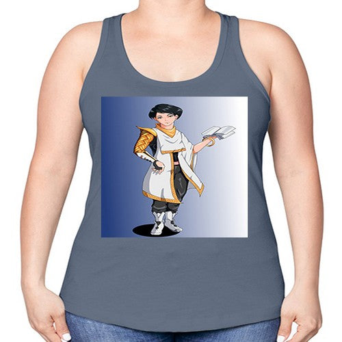 the book master 58# - anime -Racerback Tank