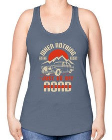 when nothing going right just go off road 87# - car -Racerback Tank