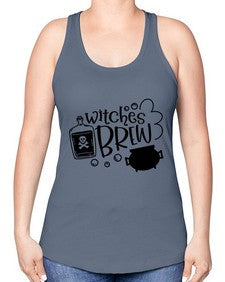 witches brew 8# - witch -Racerback Tank