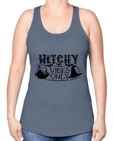 witchy vibes only 3# - witch -Racerback Tank