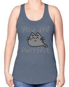 you are purrfect - cats -Racerback Tank