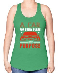 A car for every purse and purpose 2# - car -Racerback Tank