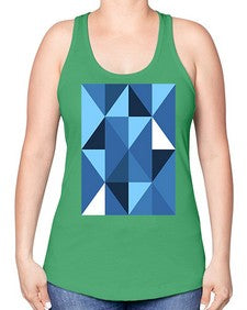 Abstract Shape 200# - art pop art -Racerback Tank