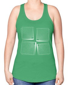 Abstract Shape 203# - art pop art -Racerback Tank