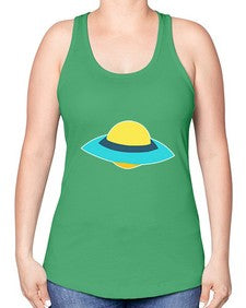 Alien 60# - ufo -Racerback Tank