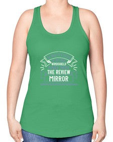 Always focus on the front windshield and not the review mirrorr 106# - car -Racerback Tank