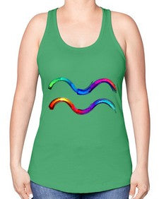 Aquarius 69# - aquarius -Racerback Tank