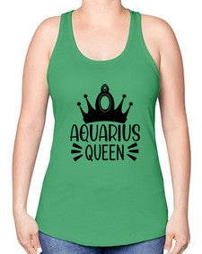 Aquarius queen 73# - aquarius -Racerback Tank