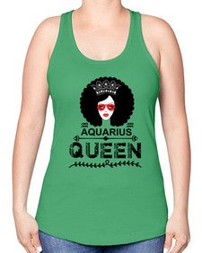 Aquarius queen 75# - aquarius -Racerback Tank
