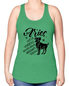 Aries 100# - aries -Racerback Tank