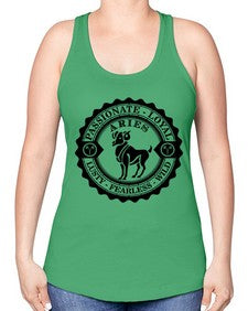 Aries 3# - aries -Racerback Tank