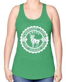 Aries 4# - aries -Racerback Tank