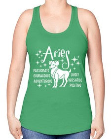 Aries 99# - aries -Racerback Tank