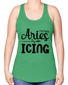 Ariesicing 106# - aries -Racerback Tank