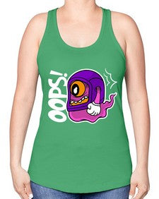 Baby oops 9# - cartoon general -Racerback Tank
