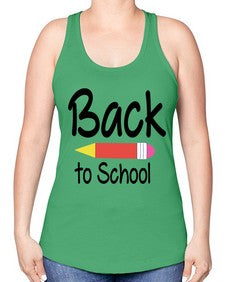 Back to School 5# - general school -Racerback Tank