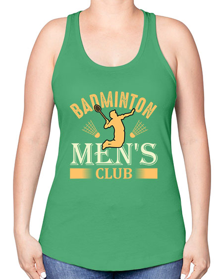 Badminton mens 1450# - badminton -Racerback Tank