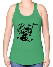 Ballet mom 75# - ballet -Racerback Tank