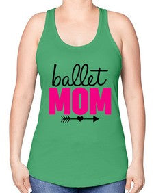 Ballet mom 76# - ballet -Racerback Tank