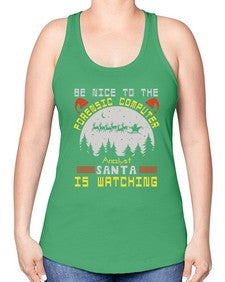 Be nice to the forensic computer analyst 32# - computer -Racerback Tank
