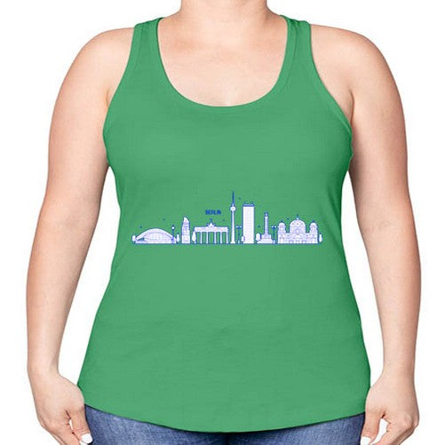Berlin 448# - cities -Racerback Tank
