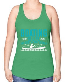 Boating is life the rest is just details 2# - boats -Racerback Tank