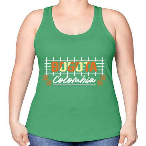 Bogota 465# - cities -Racerback Tank