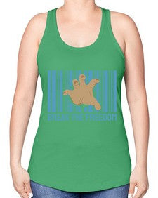 Break the Freedom 25# - internet -Racerback Tank