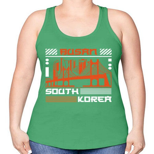 Busan 524# - cities -Racerback Tank