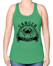 Cancer 13# - cancer -Racerback Tank