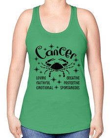 Cancer 144# - cancer -Racerback Tank