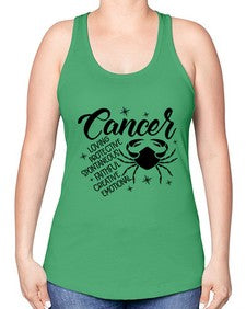 Cancer 151# - cancer -Racerback Tank