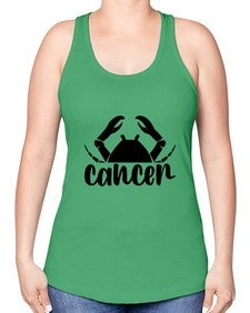Cancer 156# - cancer -Racerback Tank