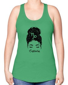 Capricorn Woman - capricorn -Racerback Tank