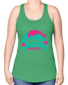 Chaos Coordinator Nurselife Style Style 654# - nurse -Racerback Tank