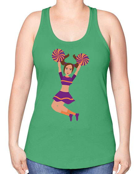 Cheerleader 16# - cheer -Racerback Tank